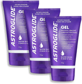 Astroglide Water Based Lube (4oz), Gel Personal Lubricant, Stays Put with No Drip (Pack of 3)