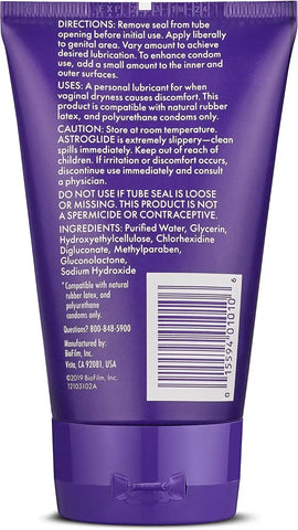 Astroglide Gel, Water-Based Lubricant Sex Gel for Couples, Men and Women (4 oz.) | Stay-Put Personal Lubricant | Long-Lasting Sex Lube | Condom Compatible | Made in The USA (Pack of 4)
