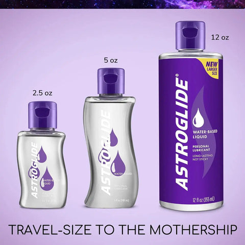 Astroglide Water-Based Lube 3-Pack (5oz), Liquid Personal Lubricant, Sex Lube for Men, Women, and Couples