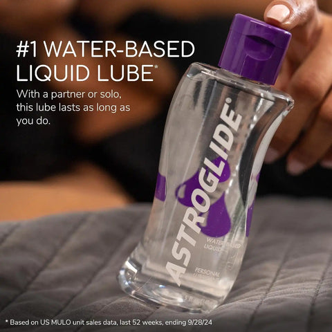 Astroglide Water-Based Lube 3-Pack (2.5oz), Liquid Personal Lubricant, Sex Lube for Men, Women, and Couples, Travel-Friendly Size