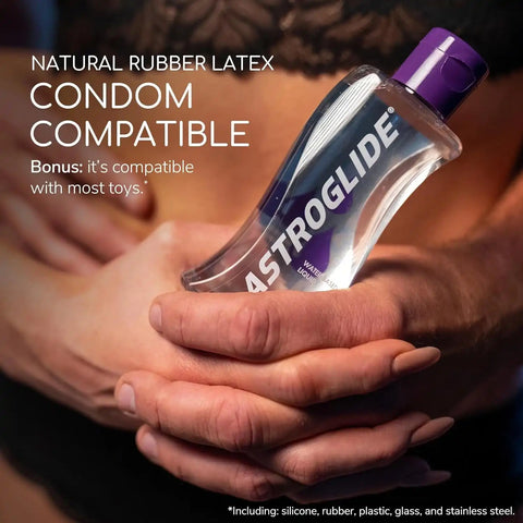 Astroglide Water-Based Lube (5oz), Liquid Personal Lubricant, Sex Lube for Men, Women, and Couples